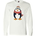 thumbnail image 3 of Inktastic Cuddly Christmas Penguin Long Sleeve T-Shirt, 3 of 5