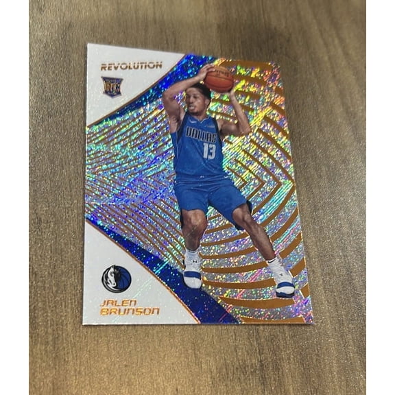 Jalen Brunson Dallas Mavericks Trading Card NBA 2018-19 Panini Revolution 130 RC