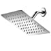 thumbnail image 3 of HotelSpa 8-inch 100% Stainless Steel Rainfall Shower Head with Ultra-Thin Low Profile, Waterfall Coverage, and 64 Easy-to-Clean Jets, Simple Install Without Tools â€“ Chrome Finish, 3 of 10