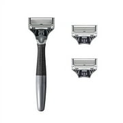 Harry's Razors for Men - Shaving Razors for Men includes a Mens Razor and 3 Razor Blade Refills (Charcoal)