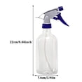 thumbnail image 3 of HML 2 Plastic Spray Bottles Clear Empty Spray Bottle Sprayer With Adjustable Nozzle For Cleaning Solutions Kitchen Garden Hair Leak Proof Fine Mist Bottle, 3 of 6