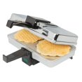 thumbnail image 3 of Pizzelle Maker- Polished Electric Pizzelle Baker Press Makes Two 5-Inch Cookies at Once- Recipes Included, 3 of 4