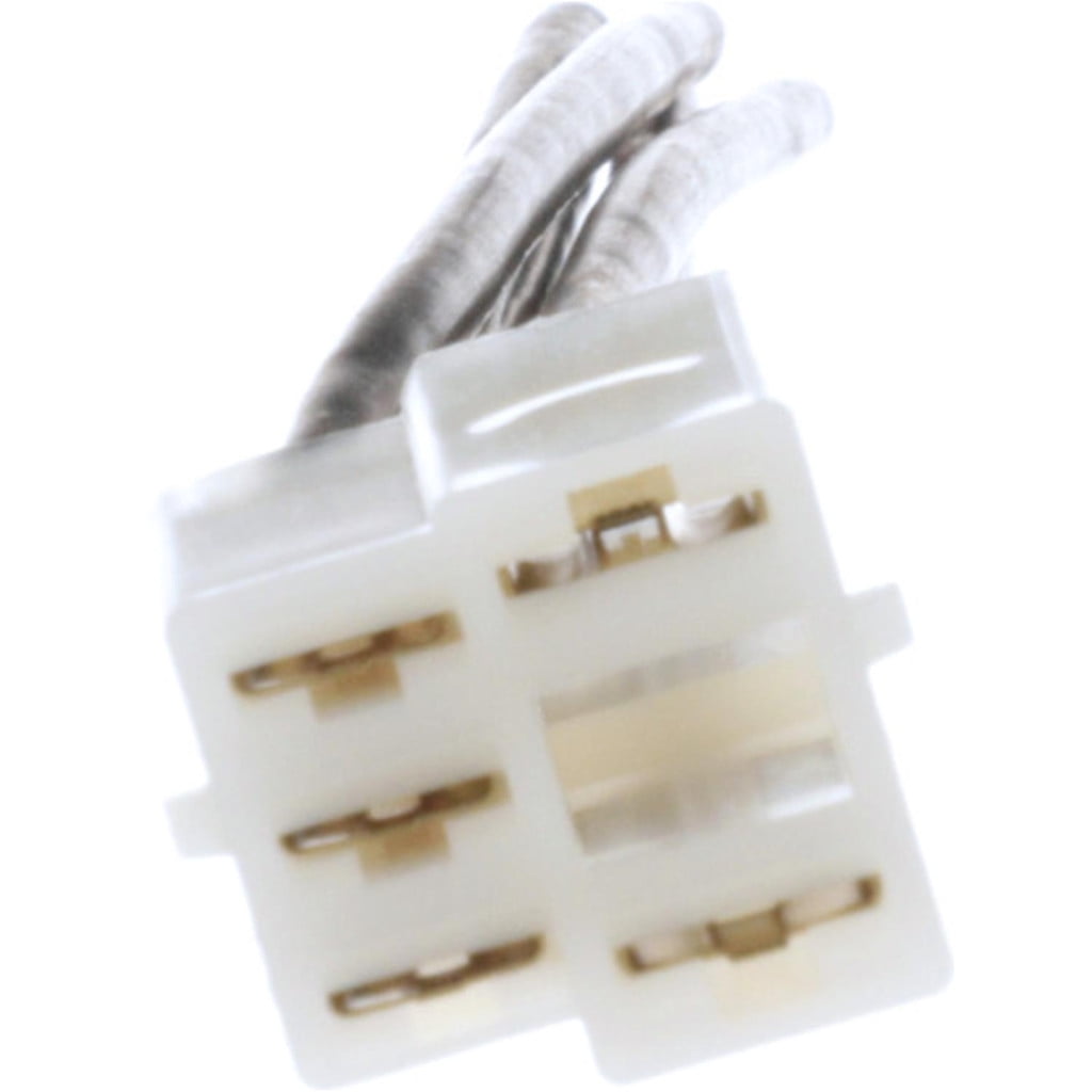 KarParts360 For Acura CL 2001 2002 2003 Electrical Connector | Plastic | Black, White | Brass Contact Terminal | Blade Terminal | Push-on Attachment Method | Rectangle Connector