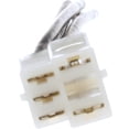 thumbnail image 3 of KarParts360 For Mitsubishi Galant/Sigma 1990 Electrical Connector | Plastic | Black, White | Brass Contact Terminal | Blade Terminal | Push-on Attachment Method | Rectangle Connector, 3 of 7