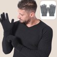 thumbnail image 4 of Women Men Winter Touch Screen Gloves Warm Knit Texting Gloves, 4 of 5