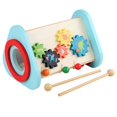 thumbnail image 4 of Juguete de instrumentos musicales para bebés, juguetes musicales educativos preescolares coloridos, habilidad fina de madera, juguete musical, 4 of 8