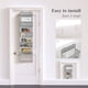 thumbnail image 5 of Bolsa de almacenamiento para colgar en la pared con 5 estantes sobre la puerta Meterk Gris, 5 of 7