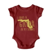 In My Diaper I Have A Gator Florida State Sports Pride Baby One Piece