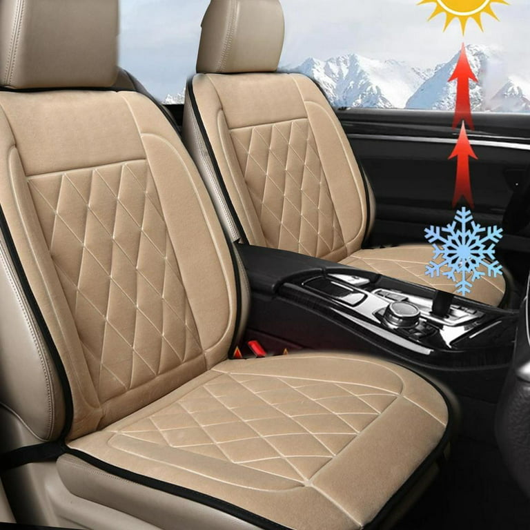 ELUTO Heated Car Seat Cover 12V/24V Heated Seat Cushion with 3 Levels  Heating of Car Seat Warmer Heated Car Seat Pad for Car Truck Home Office  BA1002