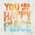 thumbnail image 3 of Ball, Susan 15x15 Black Modern Framed Museum Art Print Titled - You are My Happy Place, 3 of 5