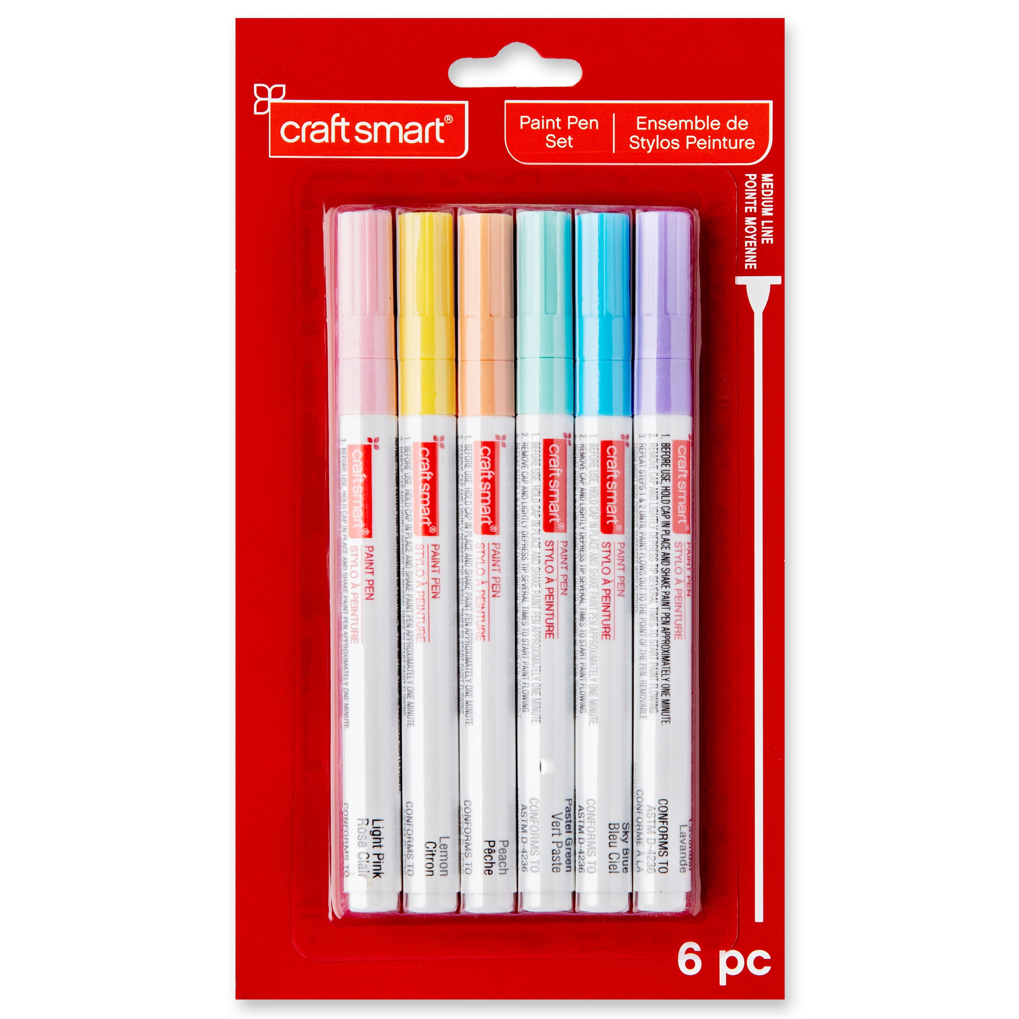 Pastel Color Paint Pen Set by Craft Smart Walmart