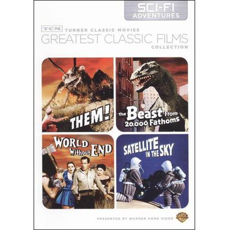 TCM Greatest Classic Films Collection: Sci-Fi Adventures - Them! / The Beast From 20,000 Fathoms / World Without End / Satellite In The Sky (Full Frame, Widescreen)