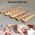 thumbnail image 2 of Nail Holder 1 Set Nail Holder Strong Magnet Alloy Chess High Adsorption Power Minimalist Style Nail Display Stand False Nails Showing Shelf Women Supply, 2 of 6