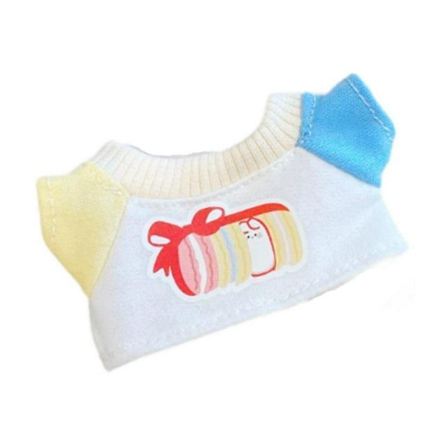 Ropa de muñeca de 6 pulgadas, trajes de pantalones de muñeca, ropa de camisetas, juguete de muñeca DIY, muñeca de niña