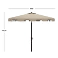thumbnail image 4 of SAFAVIEH Outdoor Collection Zimmerman 7.5-Foot Square Market Umbrella Beige/White, 4 of 6