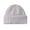 Grey, variant on Men Winter Hat Knitted Thick Stretchy Piled Hat Solid Color Ear Multiple Folding Styles Warm Daily Wear Cap Outdoor Skiing Skating Headwear
