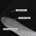 thumbnail image 4 of Haperlare Washable Textured Runner Rugs for Hallway Modern Low Pile Entryway Rugs for Laundry,Neutral Black Indoor Floor Runner Rug,2'x6', 4 of 7