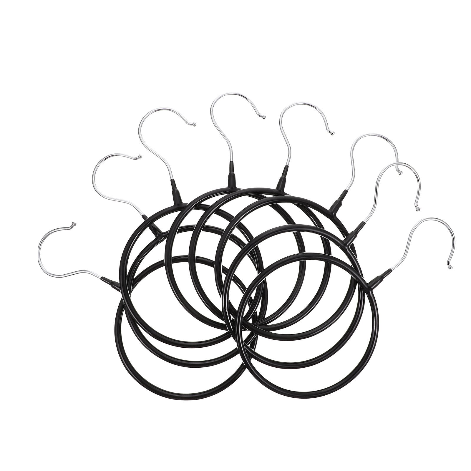 8pcs Circle Scarf Hanger Tie Belt Scarf Hanger Wardrobe Closet