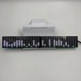 thumbnail image 3 of 30-Segment White Spectrum Display LED Voice-Controlled Music Spectrum Display Sound-Pickup Atmosphere Light,1x Atmospheric Rhythm Light Module,Black, 3 of 8