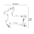 thumbnail image 3 of Christmas Cookie Cutters,3" Holiday Cookie Cutters Shape with Recipe Instruction Gingerbread Men,Christmas Tree,Snowflake,Candy Cane,Santa Face and Snow Man for Baking,1 PC, 3 of 9