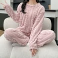 thumbnail image 5 of Pyhlmscde Women's Winter Fleece Warm Pajamas Set, Pajamas for Women Set, Fleece Pajamas Women, Women's Sleepwear, 5 of 5