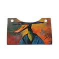 thumbnail image 2 of Honeii Abstract Funny Duck for Tissue Box Cover/Holder - Covers Rectangular Shaped Boxes with a Contemporary Finish - Designed with Modern PVC Leather, 2 of 7