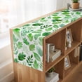 thumbnail image 6 of Table Runners 70 Inches Long Dress Scarves, Green Leaves Farmhouse Coffee/Dining/Kitchen Table Decor, Holiday Table Runner, Spring Plants Rustic Botanical Pastoral 13x70 Inch, 6 of 9