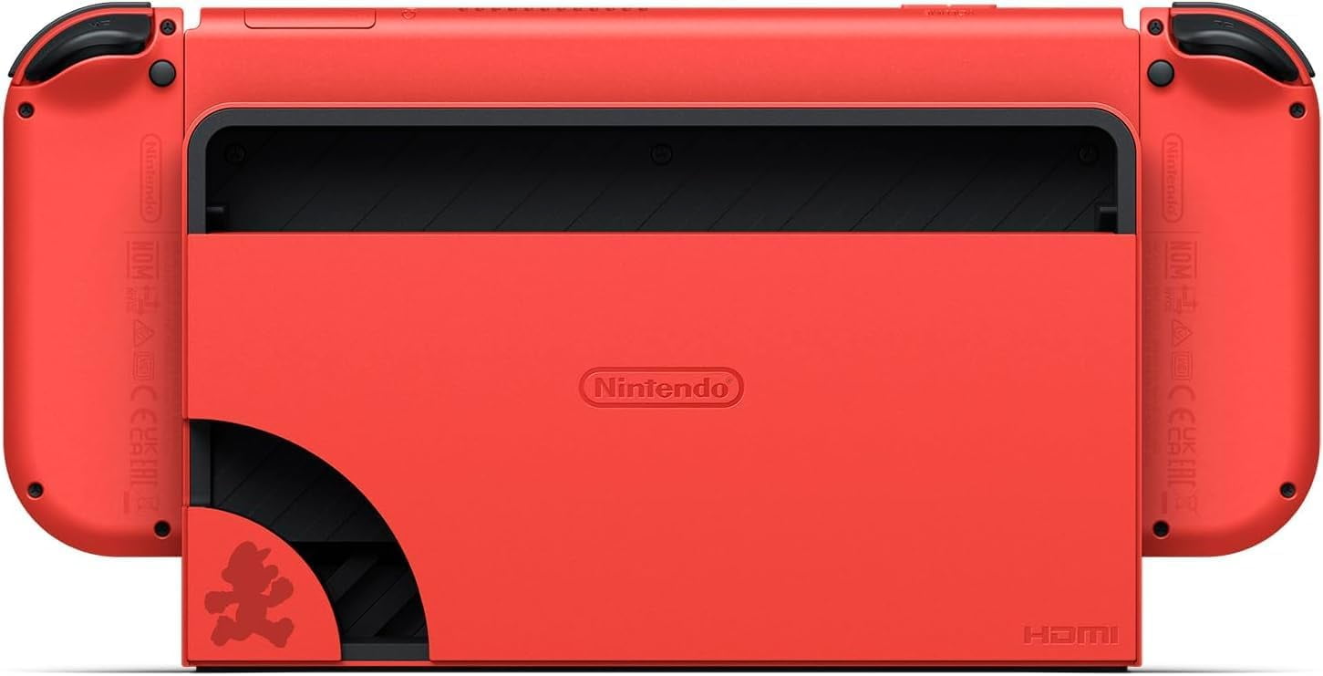 ♦︎Nintendo Switch♦︎本体♦︎ Nintendo Switch Console - OLED Model with Neon Blue and Red Joy