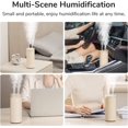 thumbnail image 1 of SHENMO Humidifier, 4000mAh Portable Mini Humidifier, Air Humidifier for Baby, Two Spray Ports, Auto Shut Off, Quiet Air Humidifier, Suitable for Car, Home, Office and Travel - Brown, 1 of 5