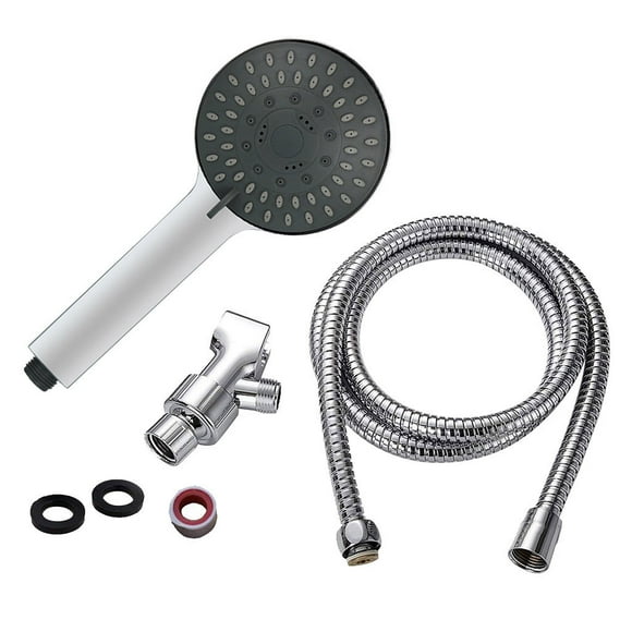 Setting Spray Hand Held Shower Hand Shower High Pressure 4 Inch 5-Setting Adjustable Shower Handheld Spray