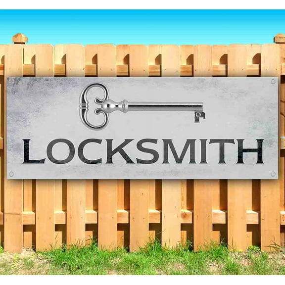 Locksmith 13 oz Vinyl Banner With Metal Grommets