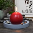 thumbnail image 4 of 4 Inch Red Ball Candles, 4 of 8
