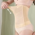 thumbnail image 2 of Rigardu body shaper tummy control Shape Up & Burning] Tulle Waist Shaper Women's Shapewear Mesh Corset Mesh Girdle Tulle Waist Shaper Mesh Corset Tummy Tightening Ribs Corset Waistline Khaki XXL, 2 of 9