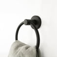 thumbnail image 4 of Seachrome Coronado Porte-Serviettes Mural Rond pour Salle de Bain, Acier Inoxydable, Noir Mat, 4 of 7