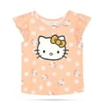 thumbnail image 2 of Hello Kitty Girls 2-Piece T-Shirt and Skirt Set, Yellow, 4, 2 of 3