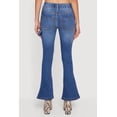 thumbnail image 5 of Women's Mid Rise Stretchy Carpenter Flare Leg Jeans, 5 of 5
