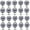 Dark Grey, variant on Pearls Studded Clothing Pin Safety Designs For Sewing Set And Dressmaking