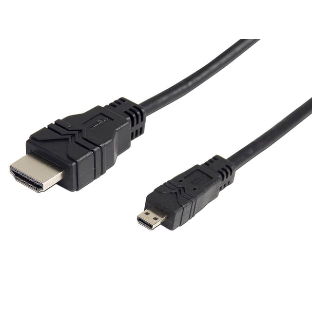 Cable de Vídeo Manhattan Micro HDMI a HDMI M-M 2m 324427