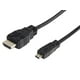 thumbnail image 1 of Cable de Vídeo Manhattan Micro HDMI a HDMI M-M 2m 324427, 1 of 2