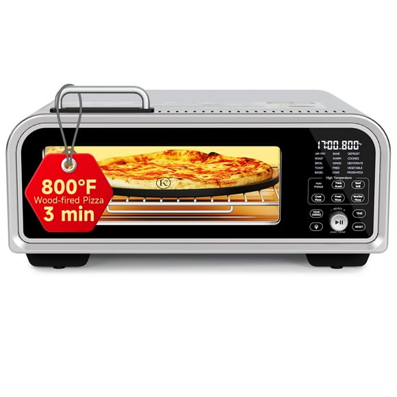 Combinación de horno tostador Air Fryer Kitchen Elite, 18 L, 1800 W, 15 en 1