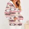 thumbnail image 3 of skpabo Zip Up Hoodies for Women Fashion Floral Print Sweatshirts Long Sleeve Hooded Pullover Top Soft Stretchable Comfortable Plus Size Outerwear with Pockets S-3XL, 3 of 6