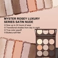 thumbnail image 4 of Paleta de sombras de ojos MYSTER ROSEY Neutral Nude con alto contenido de pigmento, 15 ml, 4 of 6