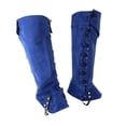 thumbnail image 2 of FVDPWYE Medieval Pirate Boot Covers Leg Gaiters for Themed Parties Stage Performance Blue, 2 of 7