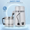 thumbnail image 4 of OUTGOODS Countertop Water Distiller 1Gal/4L-6L, 750W-900W, Stainless Steel, White Plastic/Glass, 4 of 9
