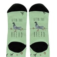 thumbnail image 3 of ThisWear Pigeon Gifts Gettin Bread Pigeon Novelty Socks Bird Lover Gifts Pun Socks 1-Pair Novelty Crew Socks, 3 of 5