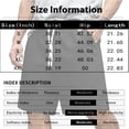 thumbnail image 3 of Satingcolo Men's Soft Daily Wear Shorts Elastic Mid Waist Summer Fall Outfits Jogging Athletic Shorts Work Out Trunks With Pockets Green 2XL, 3 of 5