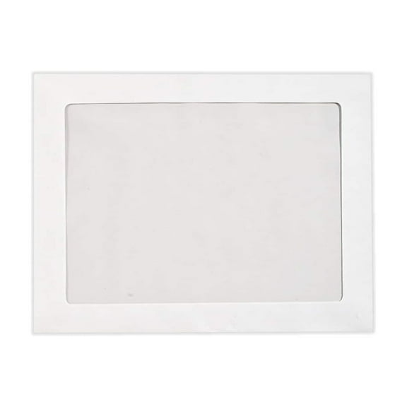 10 x 13 Full Face Window Envelopes - 28lb. Bright White (50 Qty.)