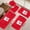 🔥 Red, variant on Solid Color 5-Piece Bath Mat Set Velvet Fleece Foam Long Plush Water Absorbent Non-Slip Washable Bathroom Toilet Rugs for Home Modern Decor Black White Gray Gift
