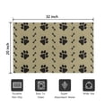 thumbnail image 5 of Paw Prints and Bones Door Rugs,Washable Non Slip Door Mats Indoor,Decorative Door Mats,Entry Mat Indoor for Entrance,Bedroom,Kitchen,Bathroom,20"x32", 5 of 6