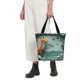 thumbnail image 5 of Fotbe Paper Fox Crow Fantasy Bolsa de Playa con Estampado, Bolsa de Hombro, Bolsa de Mano Espaciosa, Bolsa de Viaje Ligera, Bolsa de Compras Versátil, 5 of 6